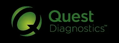 Quest Diagnostics logo with a green and black color scheme