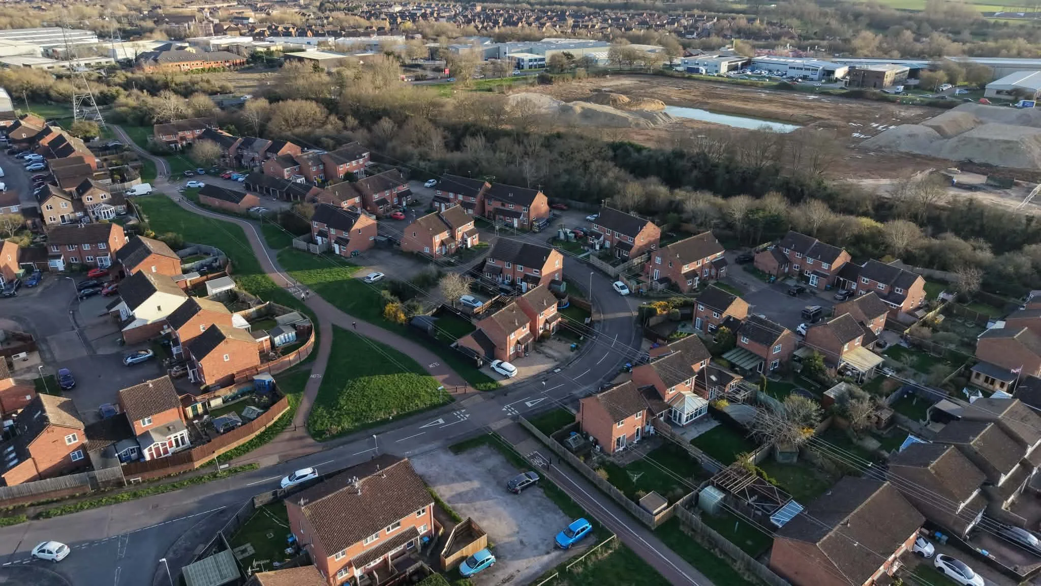 Taken in 2025 
Aerial imagery of the estate and areas 
Photo Credit: Richard Crouch DronePix drone.pix@yahoo.com