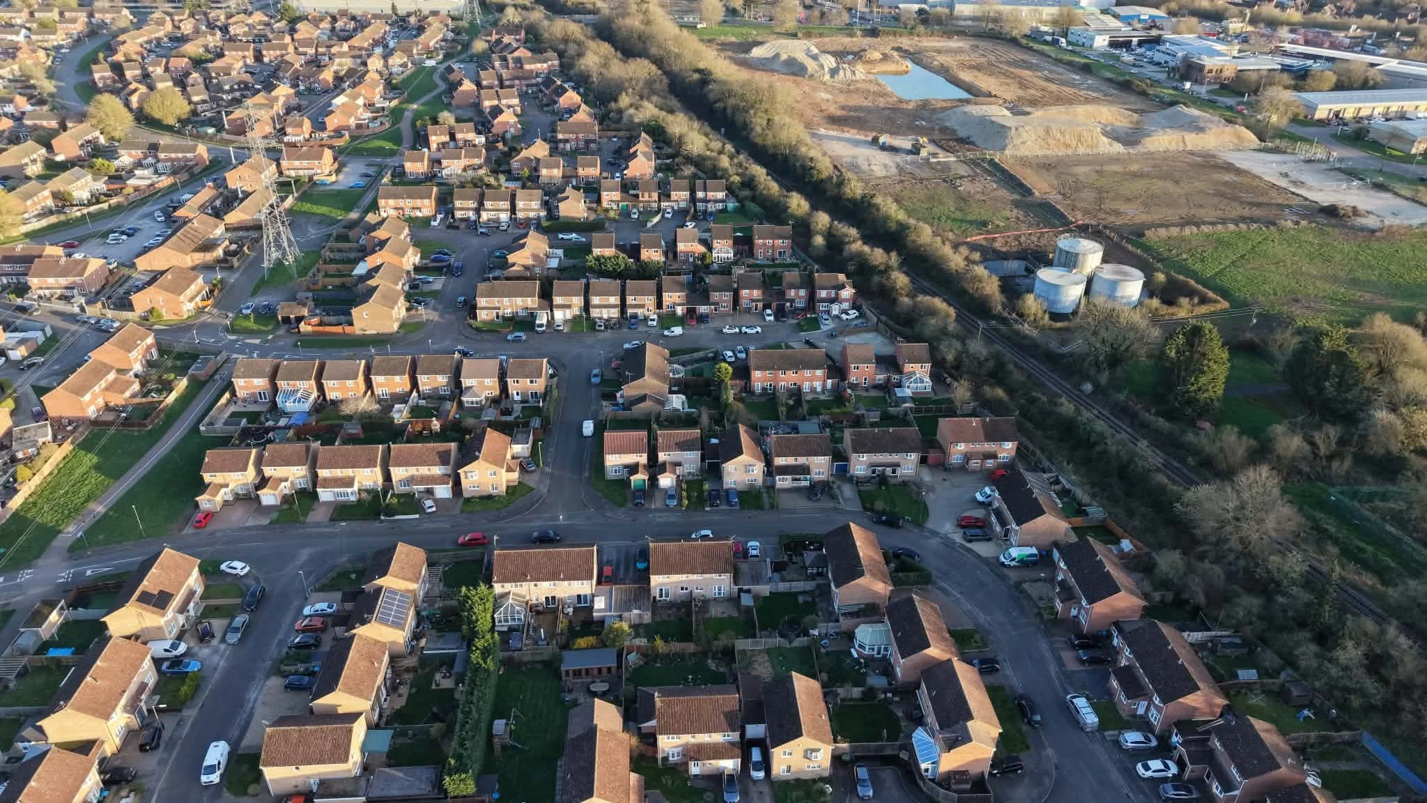 Taken in 2025 
Aerial imagery of the estate and areas 
Photo Credit: Richard Crouch DronePix drone.pix@yahoo.com
