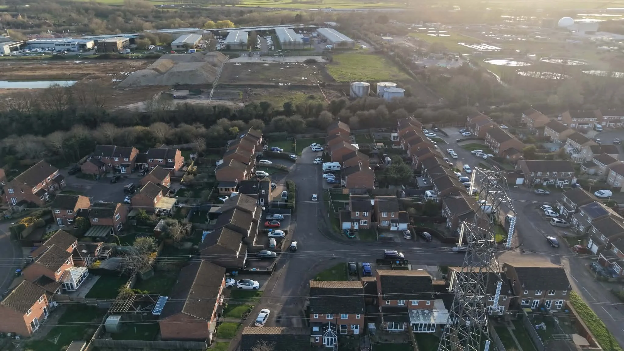 Taken in 2025 
Aerial imagery of the estate and areas 
Photo Credit: Richard Crouch DronePix drone.pix@yahoo.com