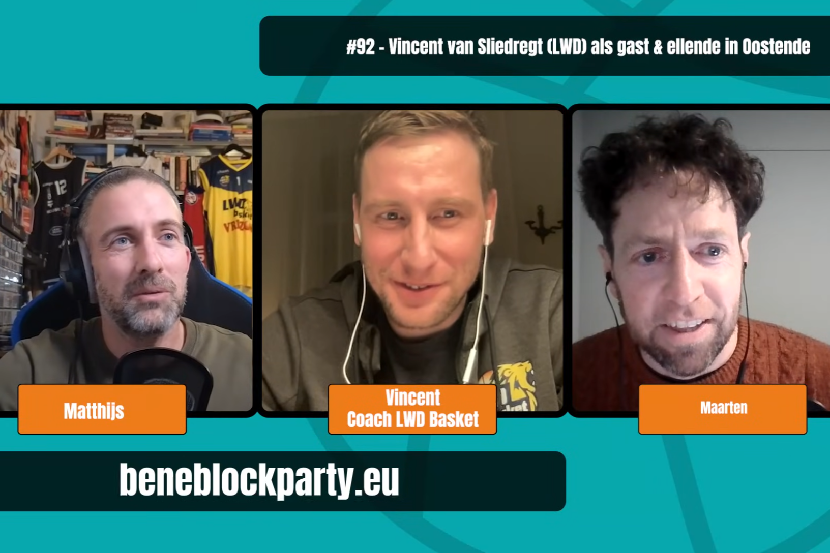 #92 - Ellende in Oostende! En Van Sliedregt (coach LWD) als gast