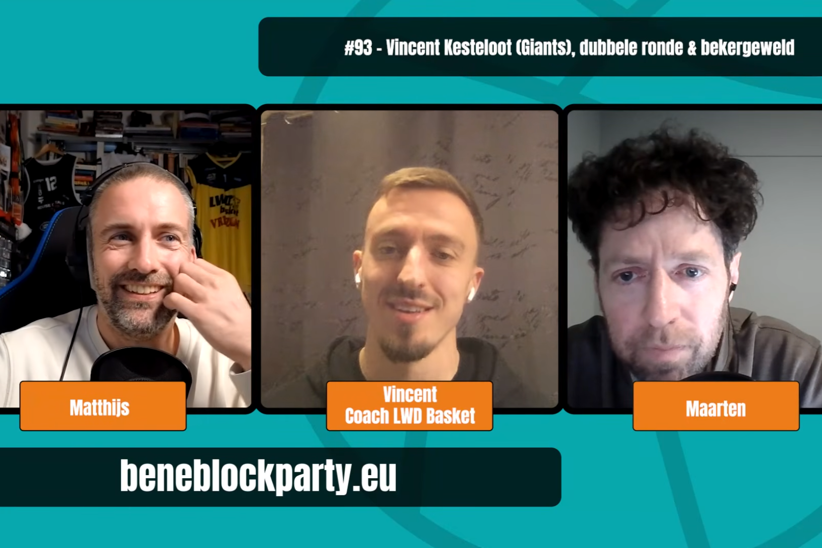 #93 - Kesteloot (Giants) te gast, bekerweekend, Donar en de dubbele BNXT ronde