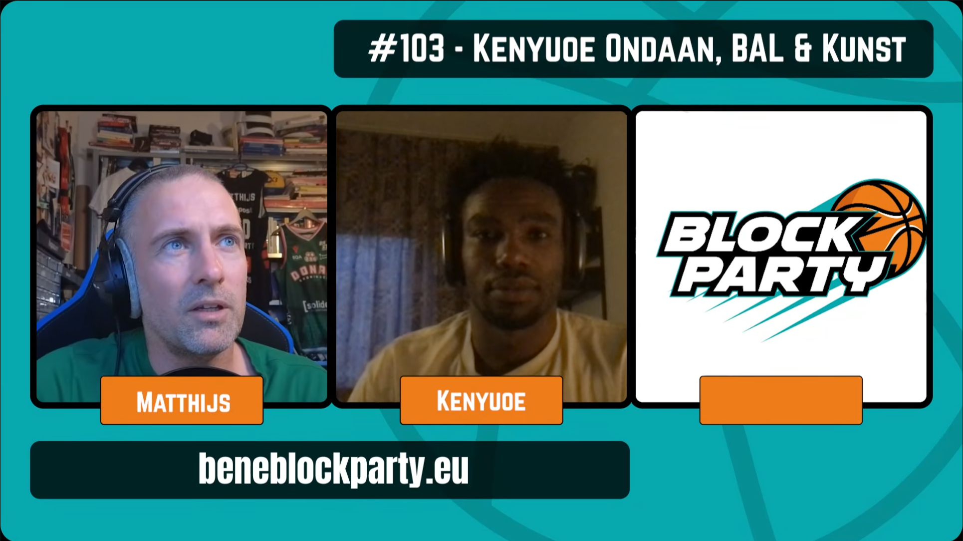 #103 - Kenyuoe Ondaan over BAL, BNXT League en kunst
