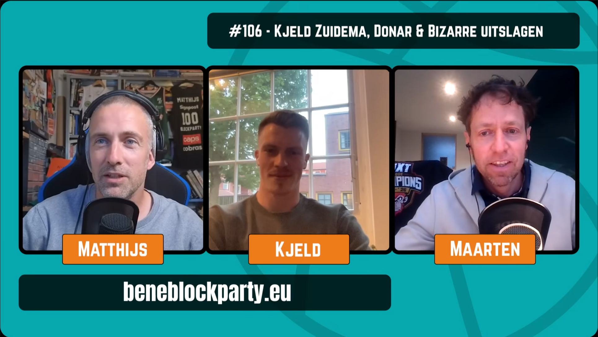 #106 - Kjeld Zuidema (Donar), bizarre uitslagen en wie is klaar voor playoffs?