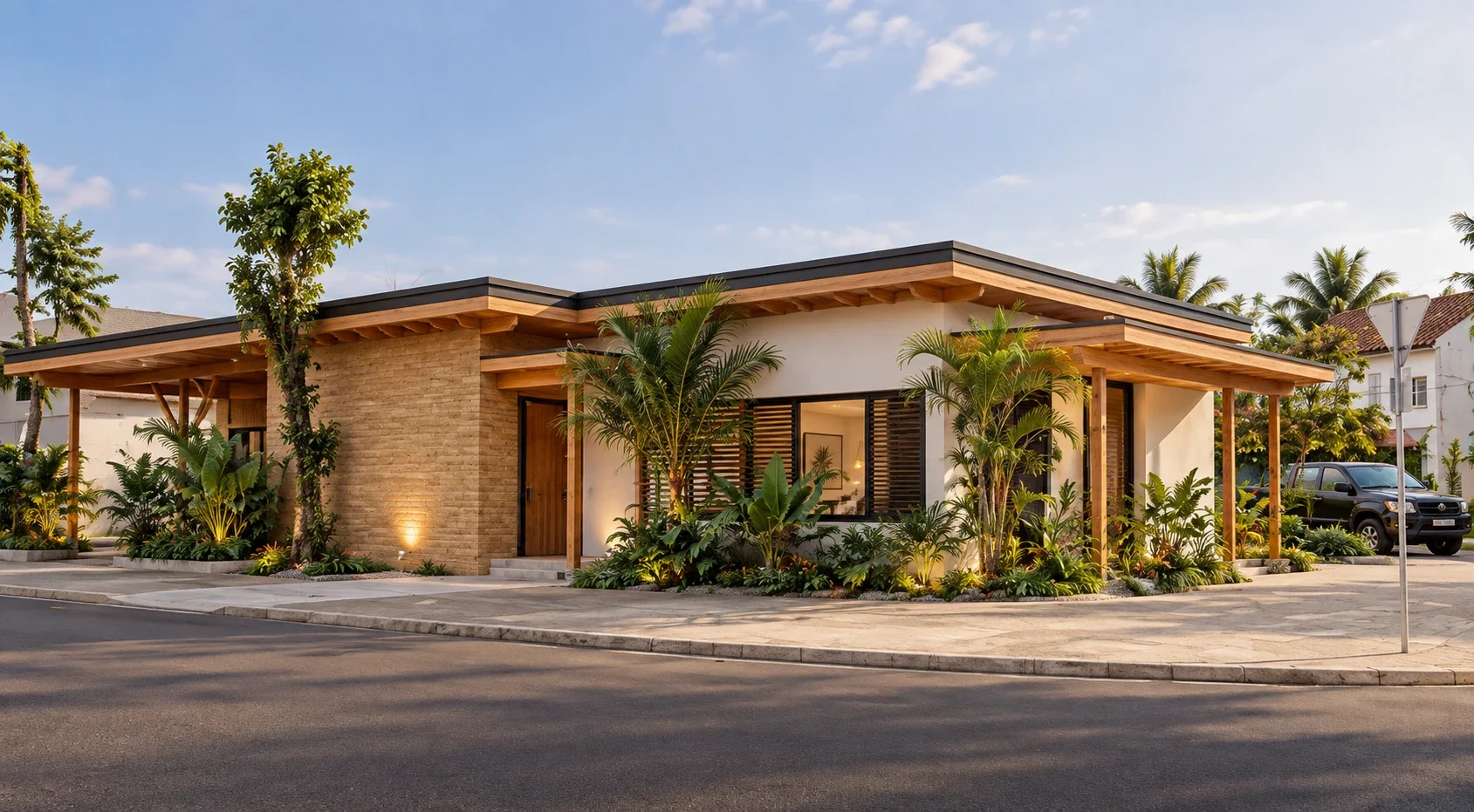 Modern Tropical Corner House.webp