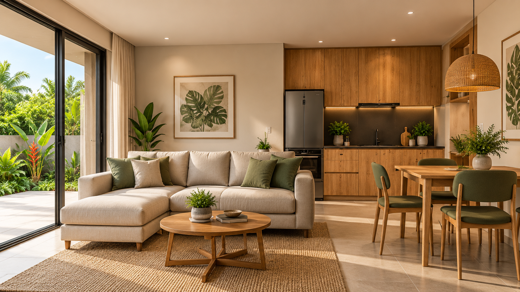 Interior do Modelo de Casa T1 | Habitação Sustentável ELAH | Construção ELAH