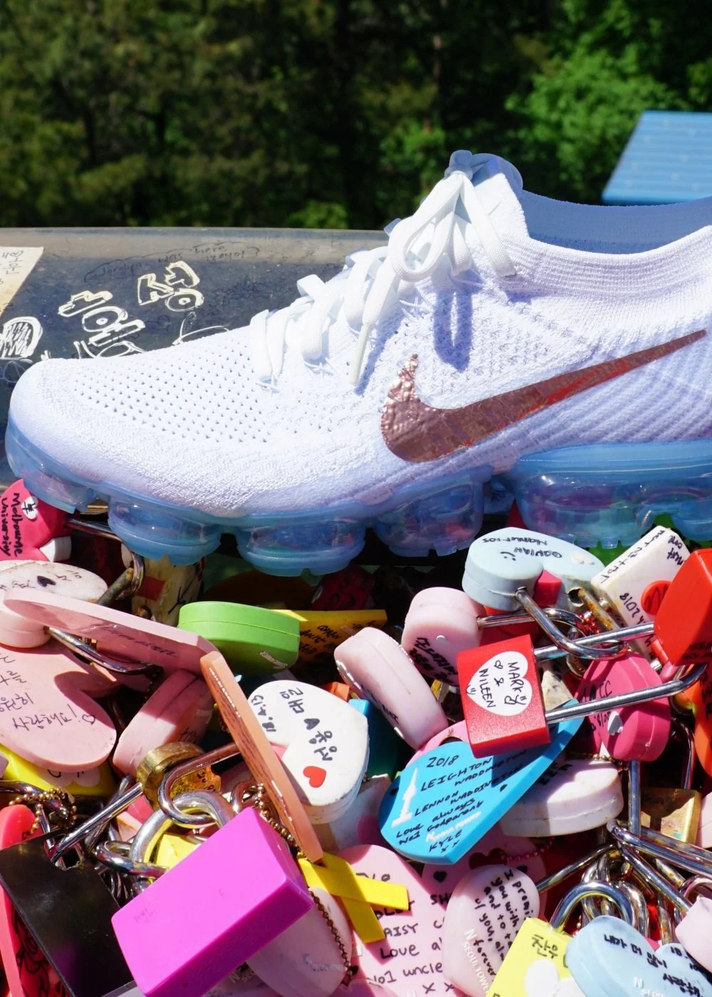 Lockers at Namsan Tower