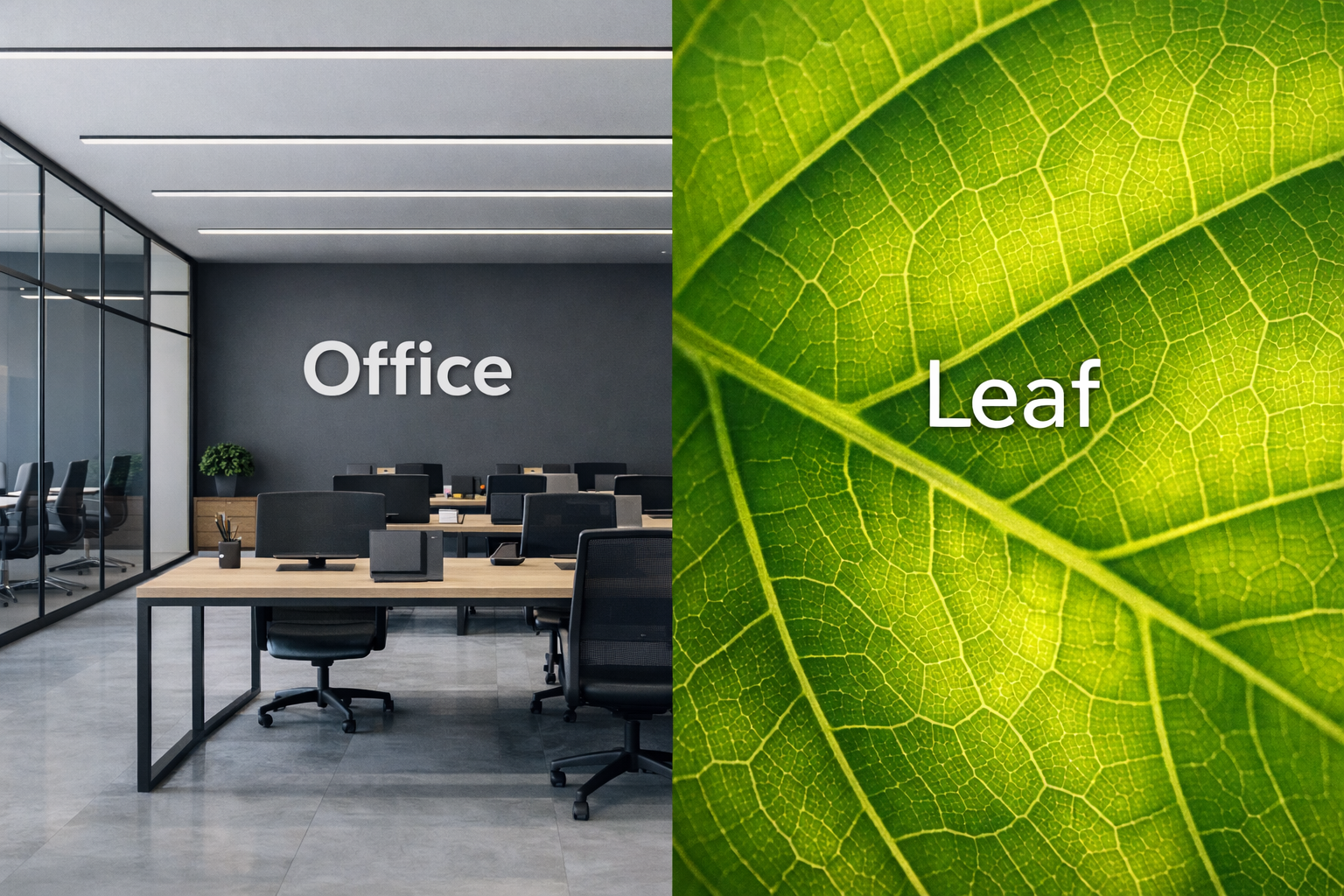 The Office and The Leaf