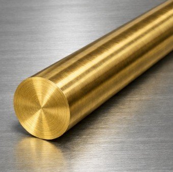 16mm Brass Round Bar CZ121 370mm Length