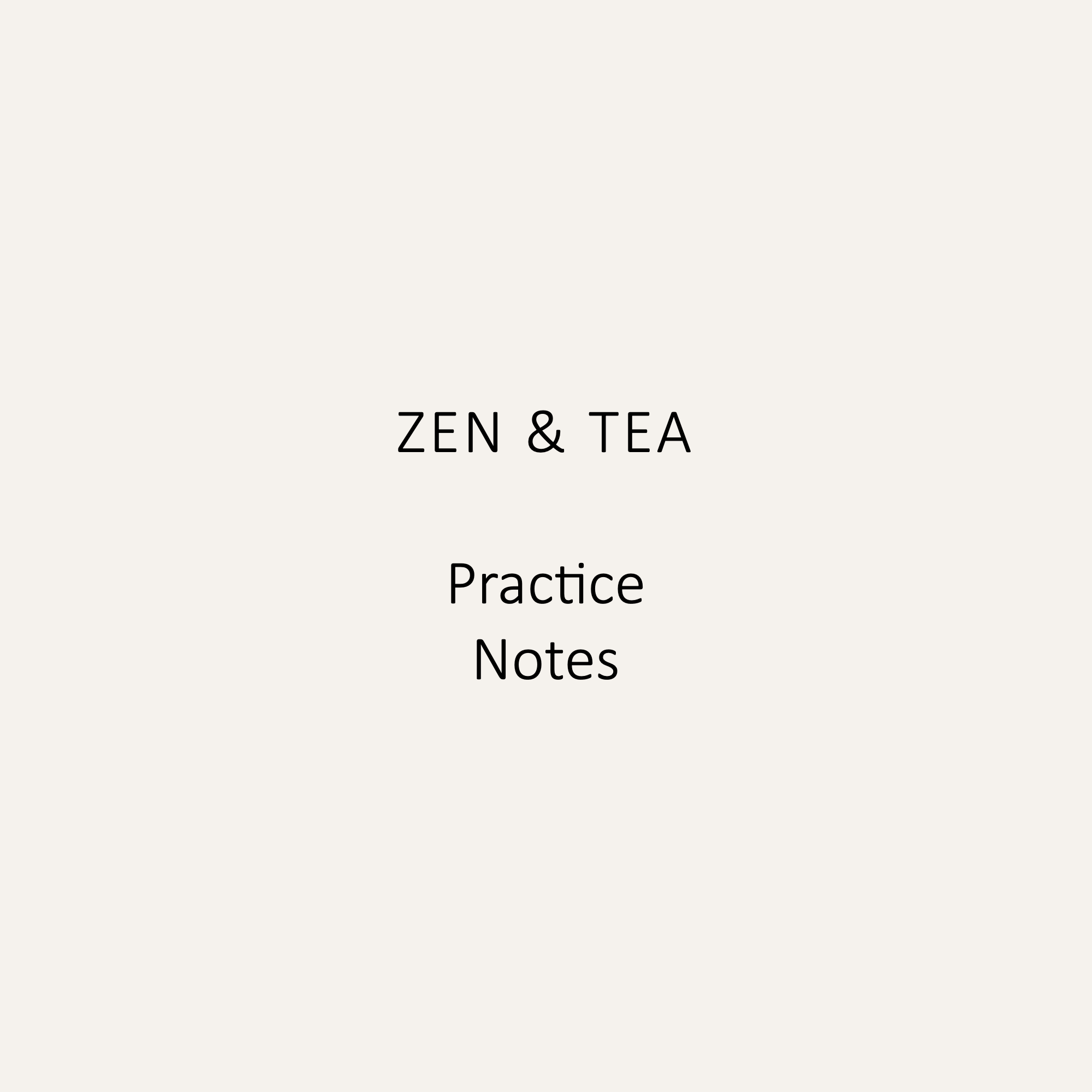 Zen & Tea