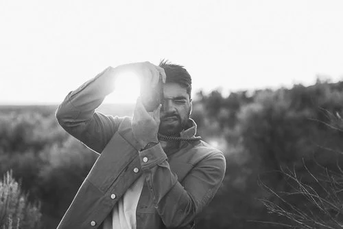 Branding photo of an entrepreneur during a personal brand photography session in the foothills in Boise, Idaho.