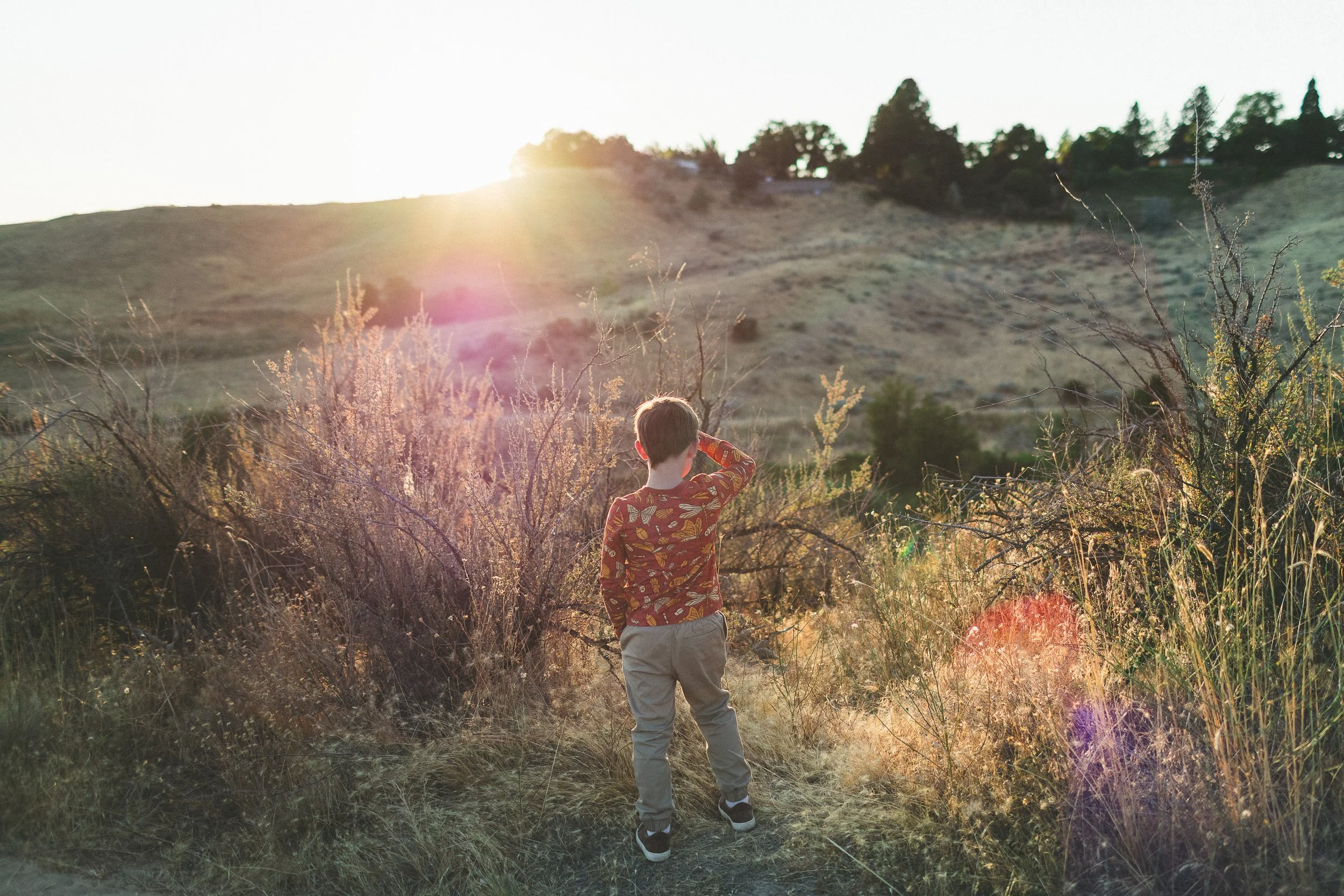 Brand photography created by a Boise branding photographer for printed event and market signage for a children’s clothing brand.