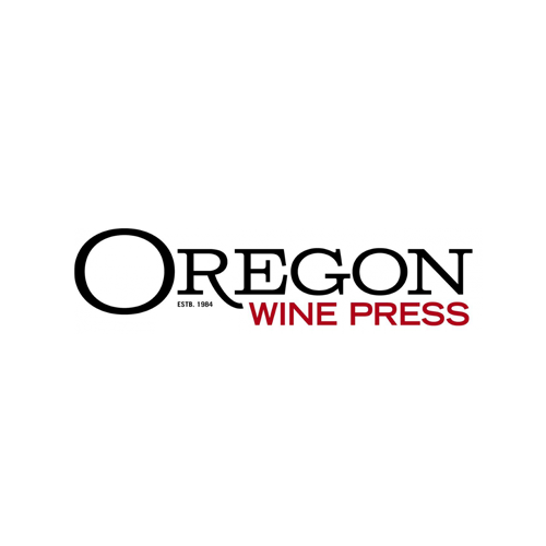 Oregon Wine Press logo where local branding photographer Bryan Rupp has had photography work featured.