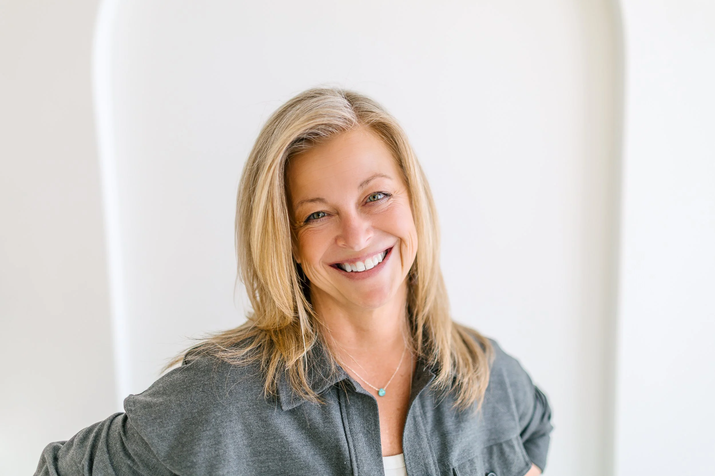 Keynote speaker branding photos created in a downtown Boise studio.