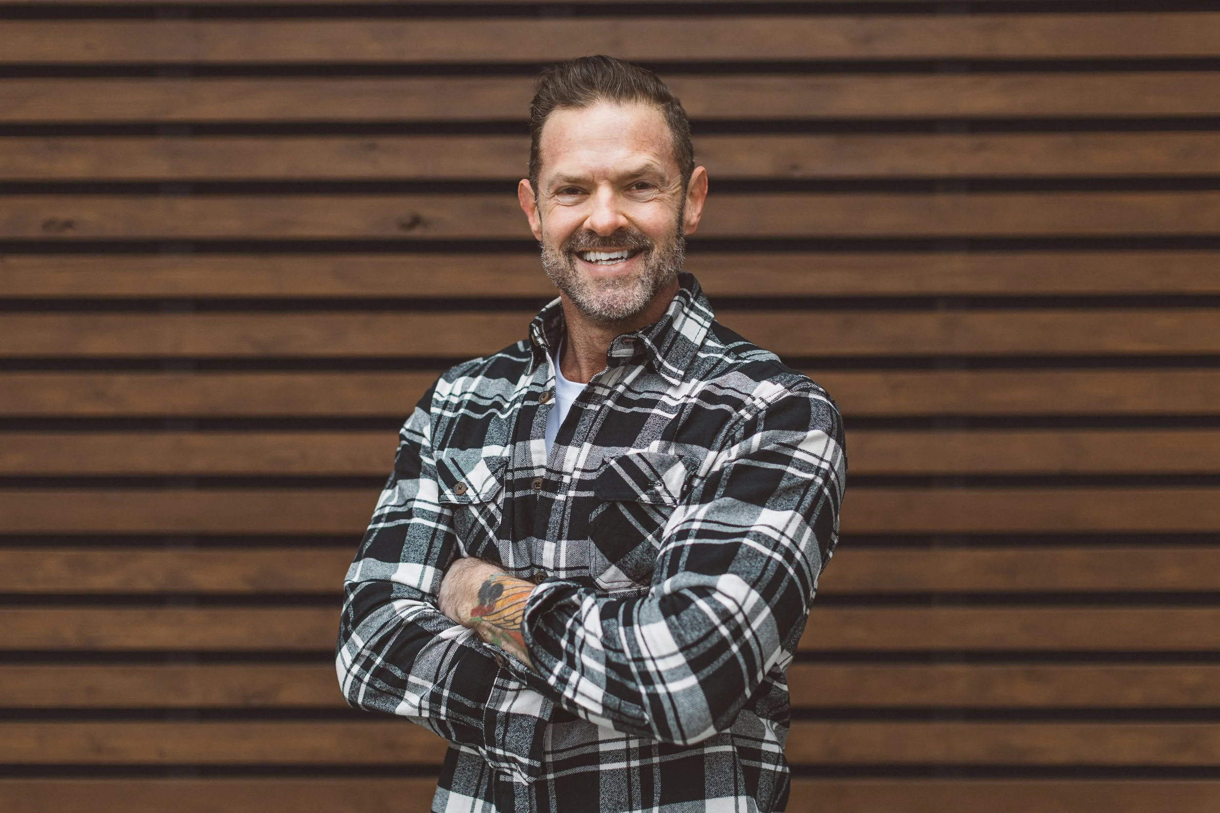 Personal branding photography for an entrepreneur in downtown Boise using urban outdoor locations in downtown Boise