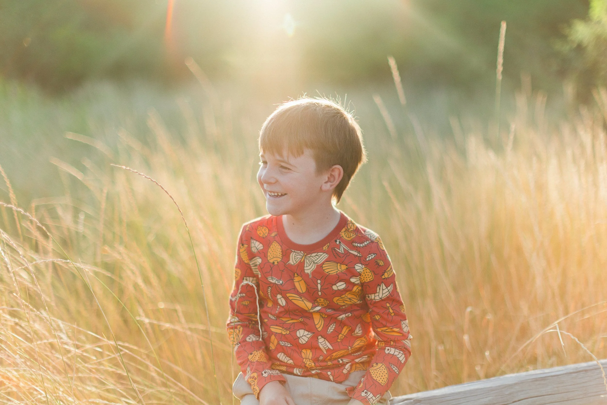 Sunset lifestyle branding photos created for a children’s clothing brand in Boise Idaho.