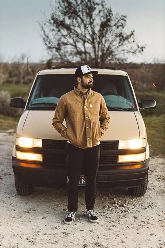 Branding photo of an entrepreneur during a personal brand photography session in the foothills in Boise, Idaho.