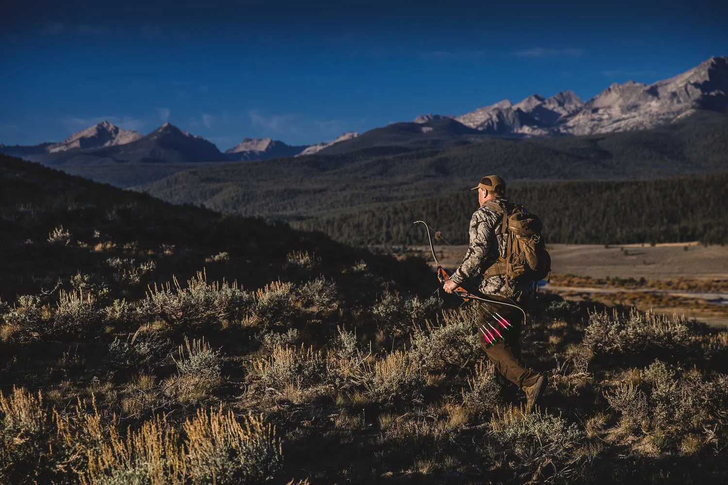 Outdoor lifestyle photography captured in the Sawtooth Mountains of Idaho