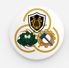 Dawnspire Academy Round Button Pin