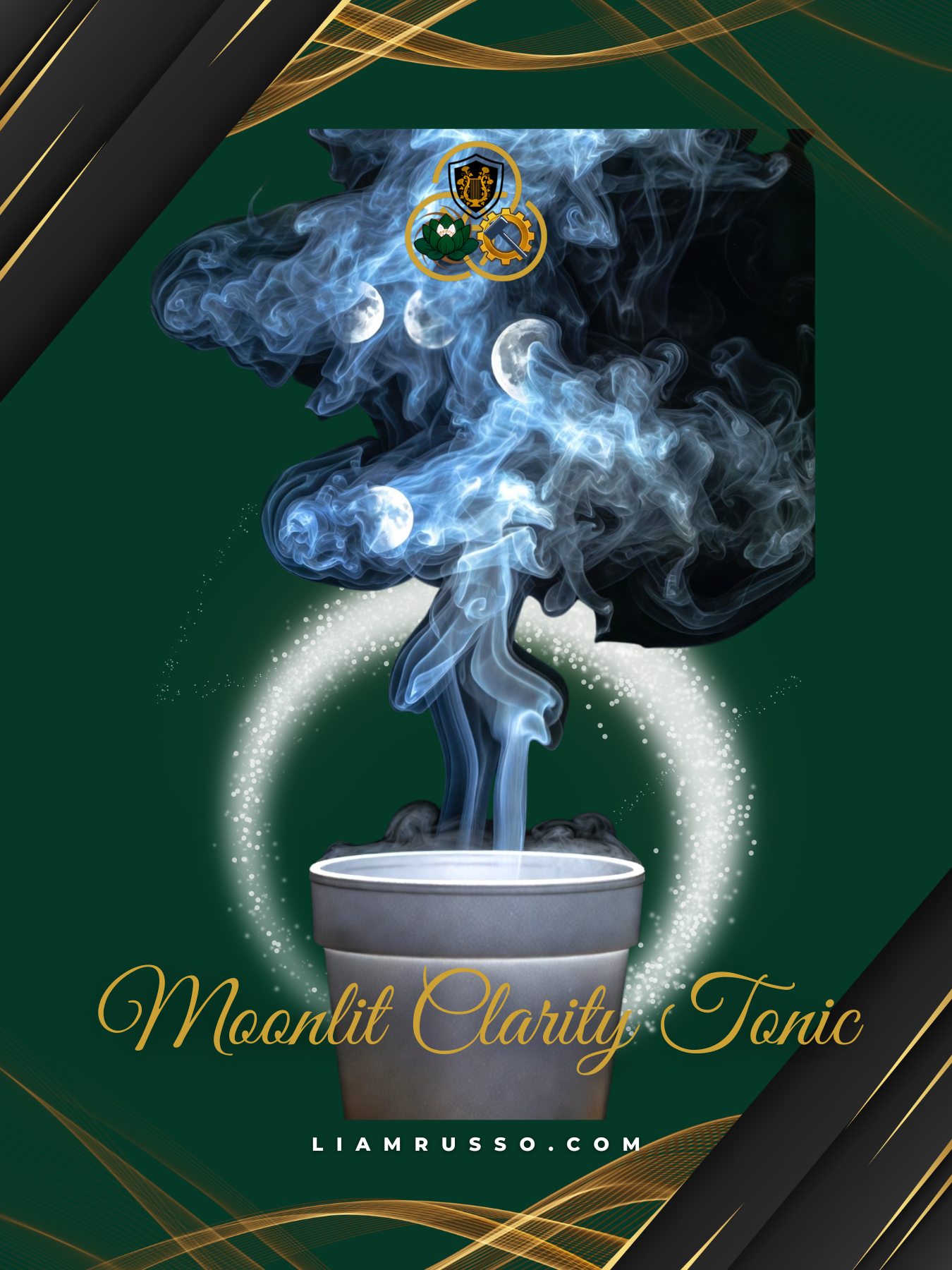 Moonlit Clarity Tonic ~ tastes like cool night air and cuts straight through lies. One sip sharpens your perception—you’ll feel truth like a chill down your spine, and so will the person across from you. Conversation enhancer… or enforced honesty, de