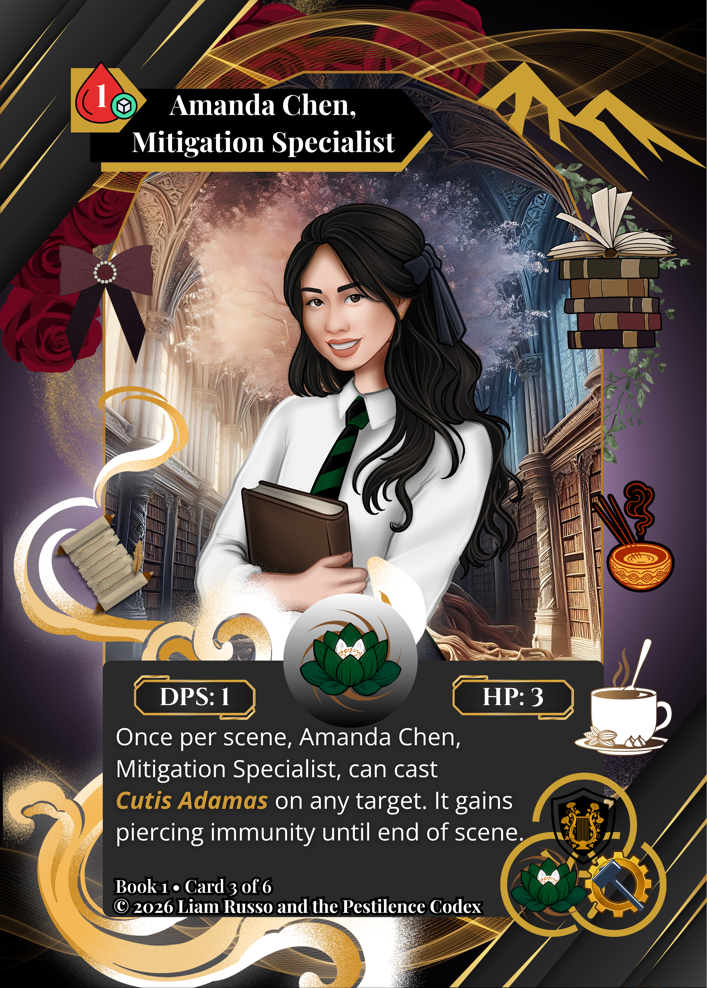 Amanda Chen, Mitigation Specialist - Book 1 TCG