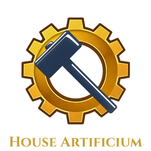 House Artificium ~
Builders of the impossible. Artificium fuses magic with mechanism, crafting enchanted devices, runic machinery, and artifacts that defy the laws of physics. Inventors, enchanters of metal and crystal, they turn imagination into tan