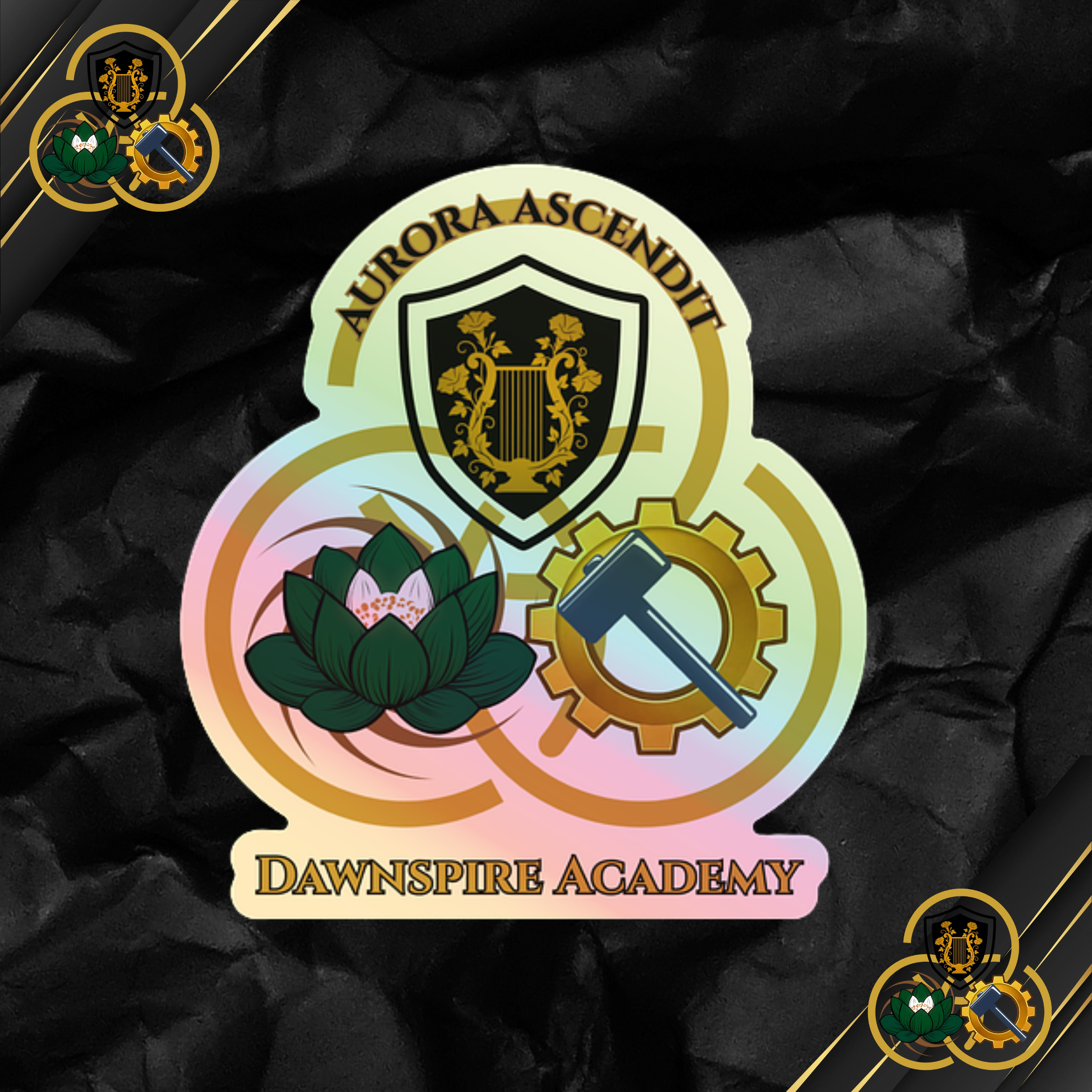 Dawnspire Academy Sticker Holographic