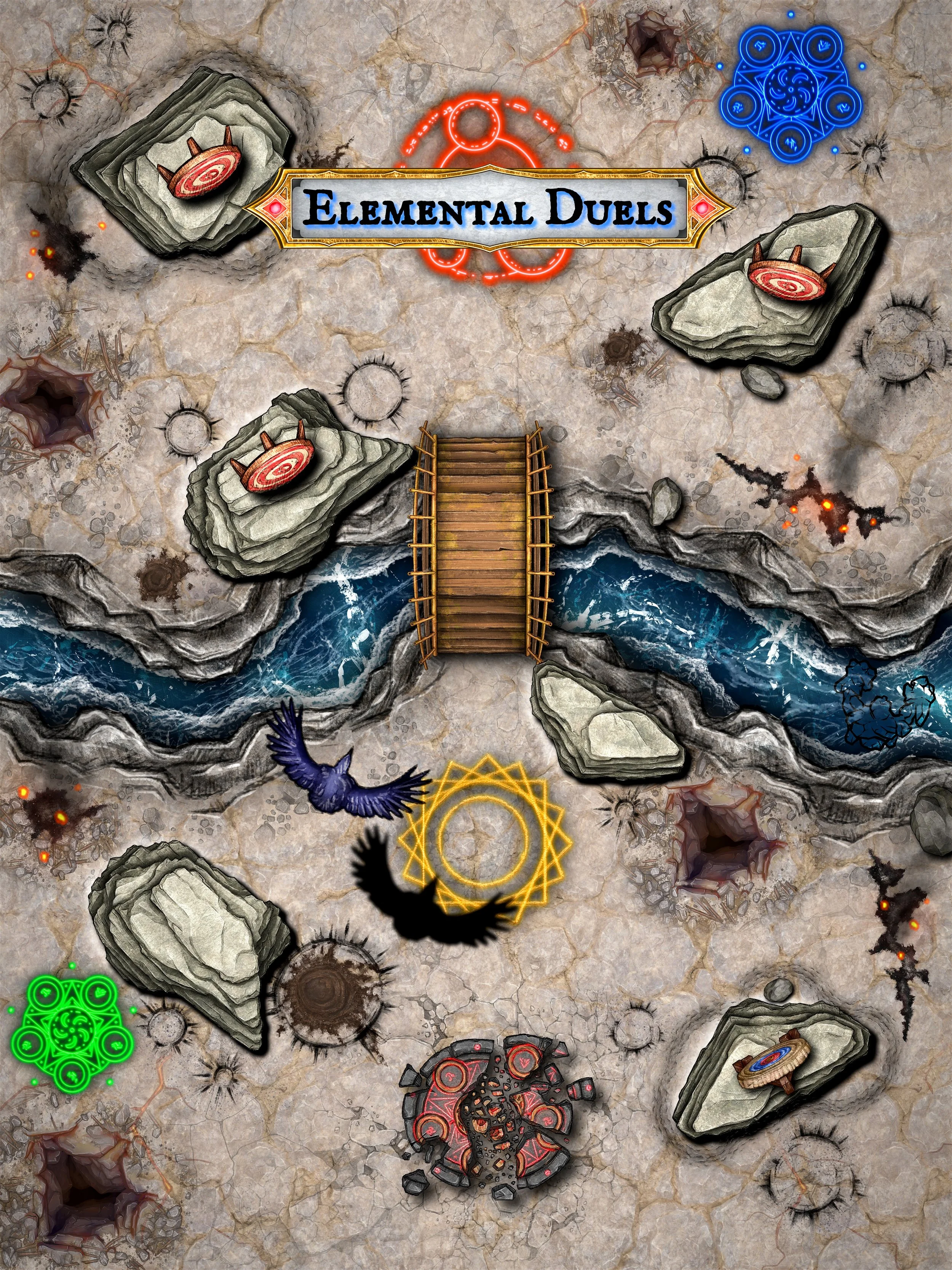 Book 1 Elemental Duels | Open to all houses. Students compete in a round-robin elimination style until only one duelist remains. Spells of any discipline may be used to maneuver, but only evocation spells can be used to break opposing Obex shields.