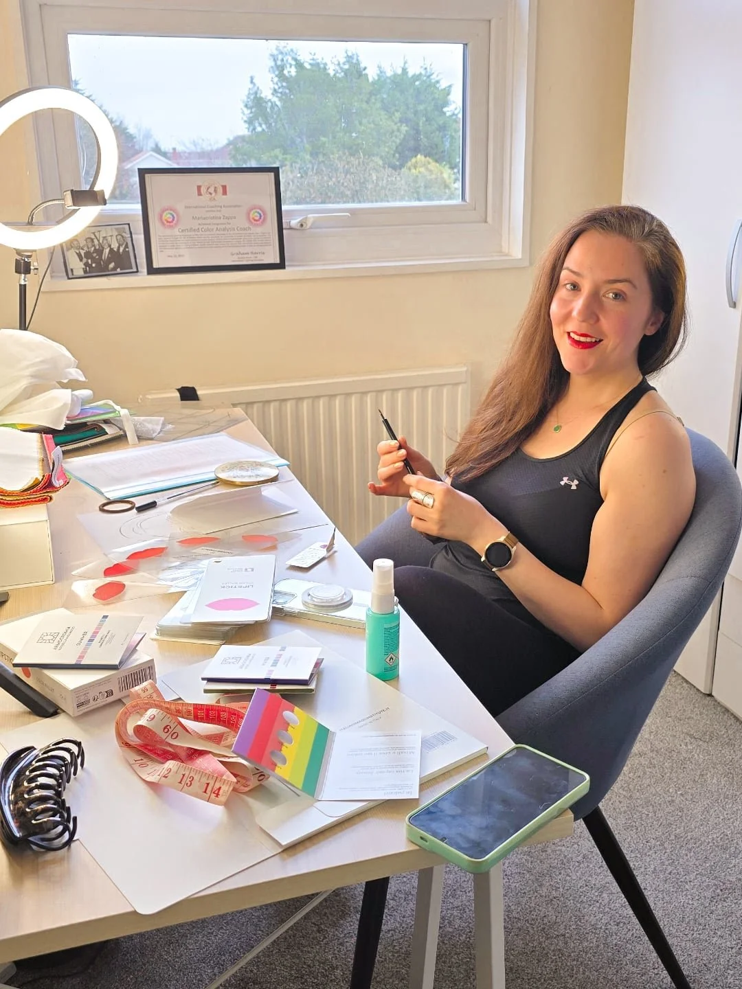 What a beutiful Bright Spring 💚

&bull;

#coloranalysis #brightspring #stylist #imageconsultant #windsor