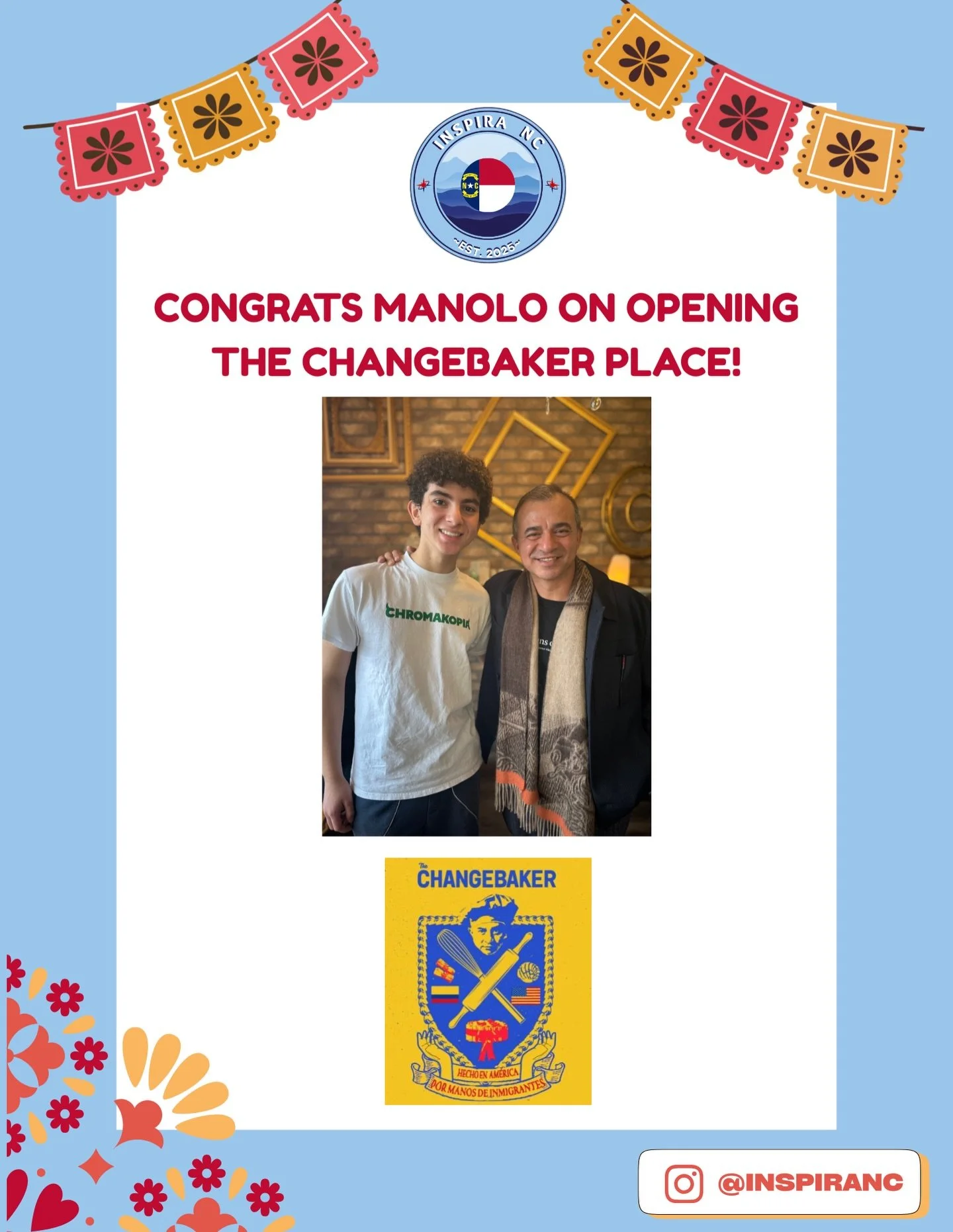 Congrats @manolosbakeryclt for opening the @thechangebaker place! It was amazing to see you do the ribbon cutting and I am grateful to be able to experience that with you! 

#manolo #manolosbakery #changebaker #changebakerplace #inspiranc