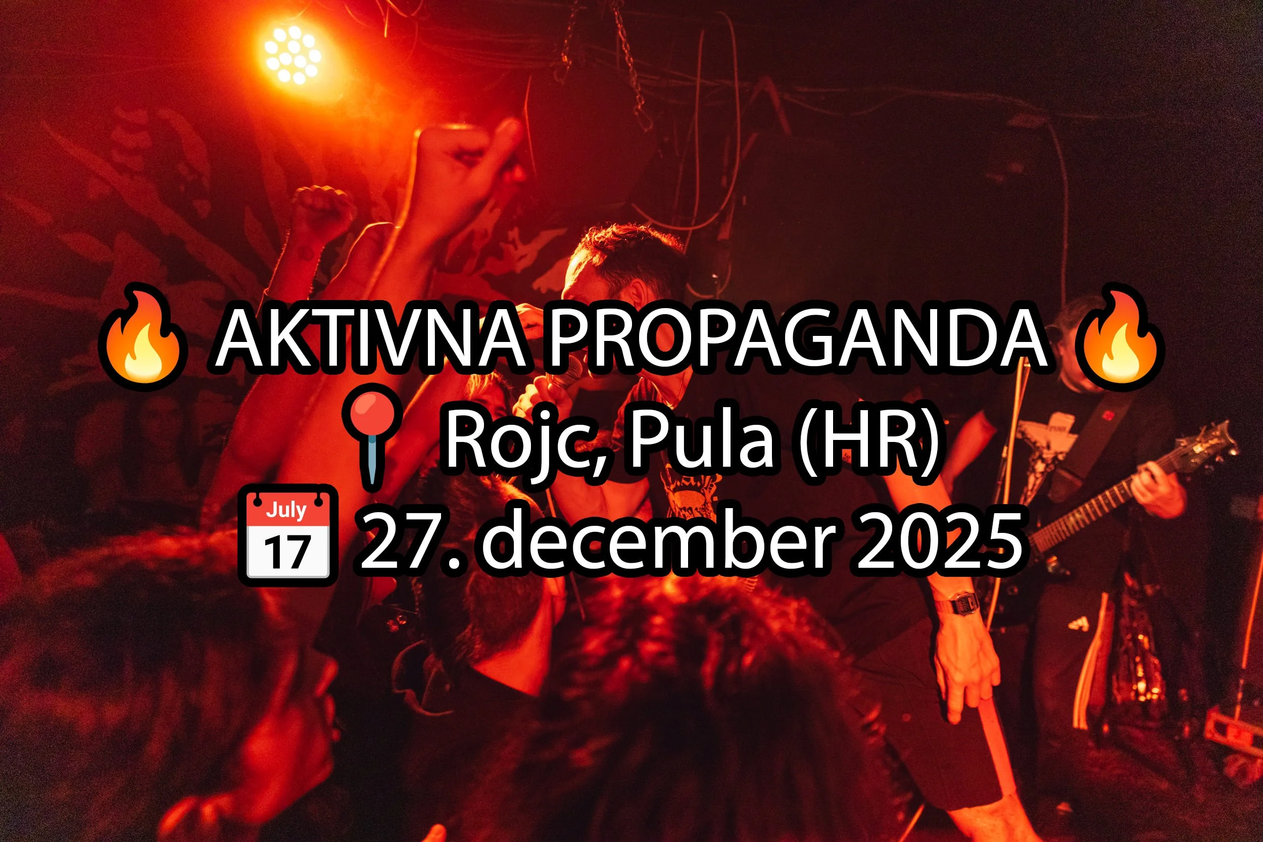 AKTIVNA PROPAGANDA 🔥 KONCERT (ROJC PULA 27.12.2025)