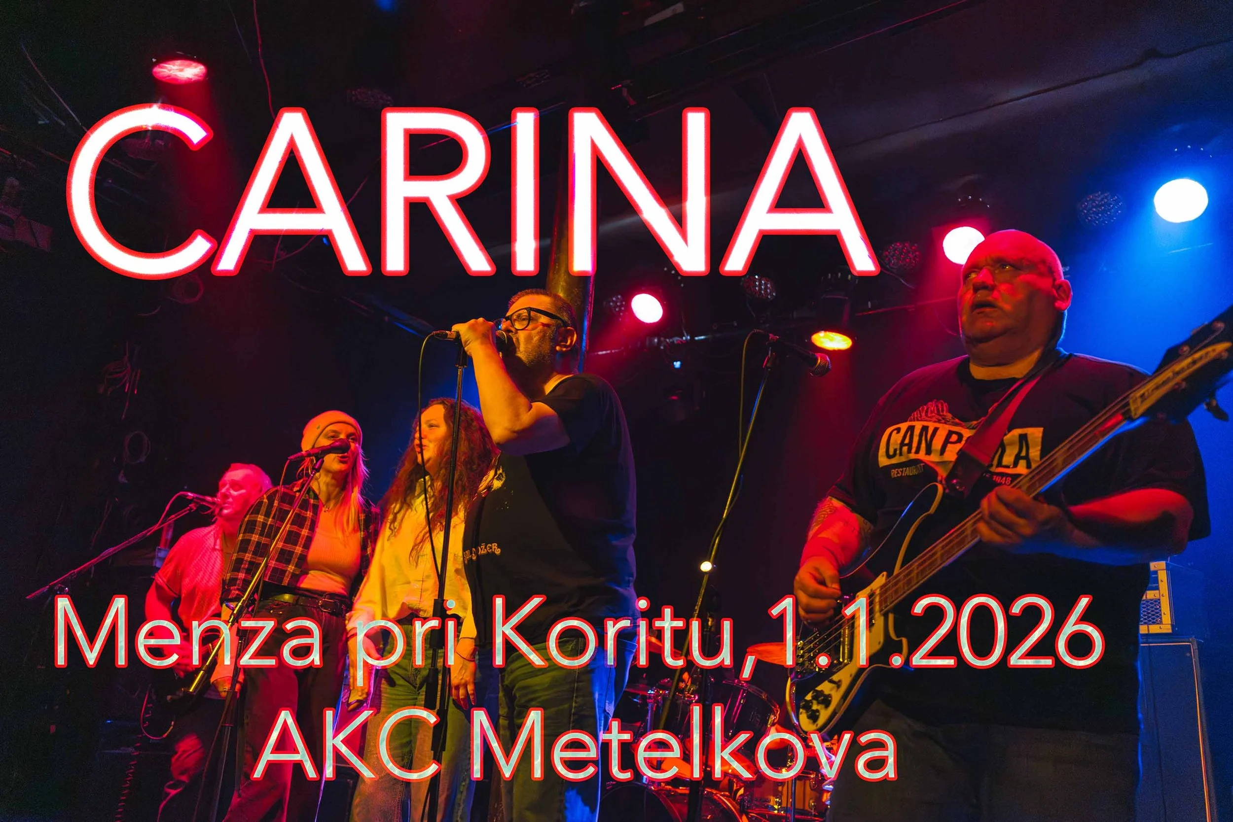 CARINA, Menza pri Koritu (1.1.2026) - tradicionalni novoletni koncert