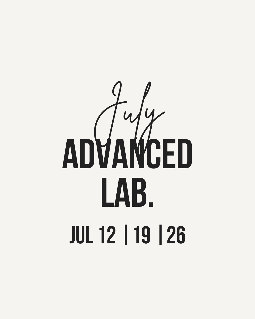 THE ADVANCED LAB.
