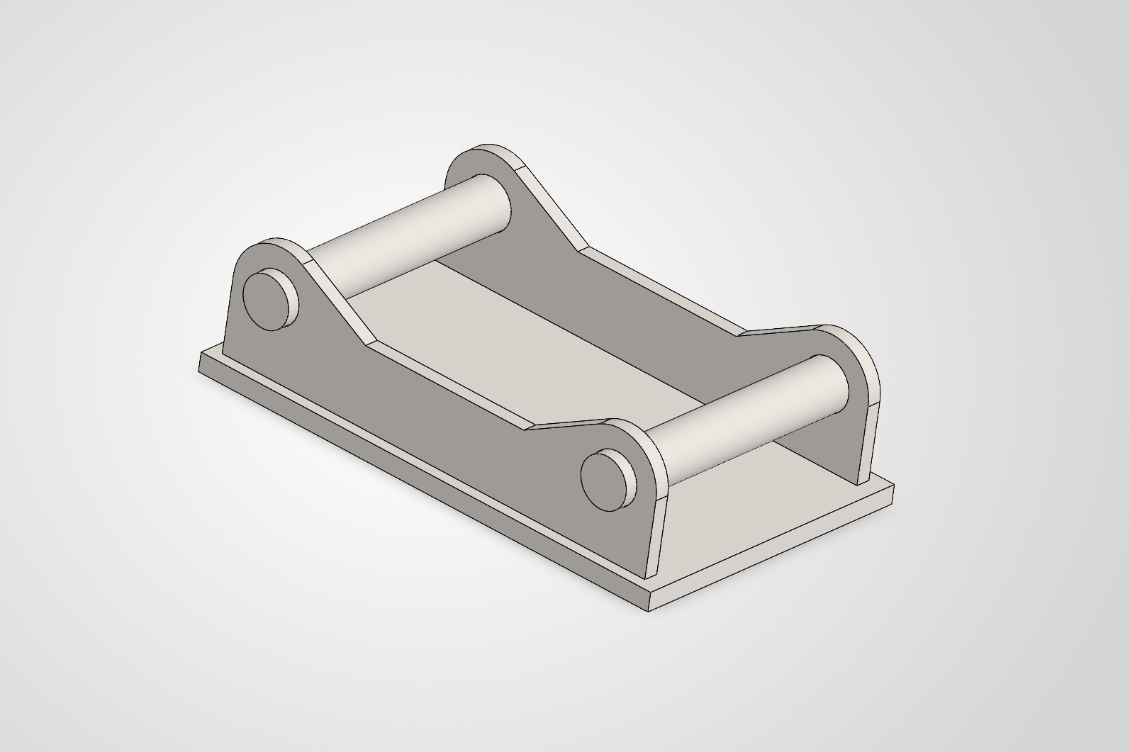 S45 kiinnike pohjalevyllä