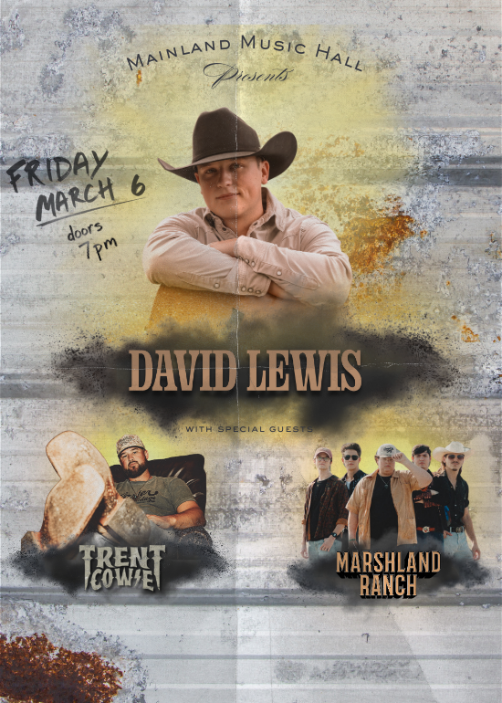 David Lewis with Trent Cowie and Marshland Ranch