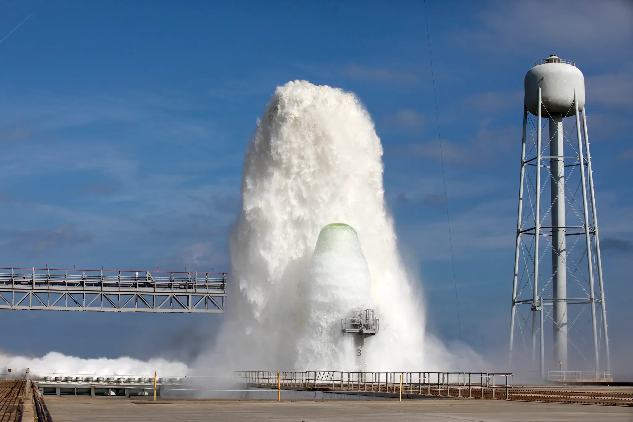 Water Deluge for space launch