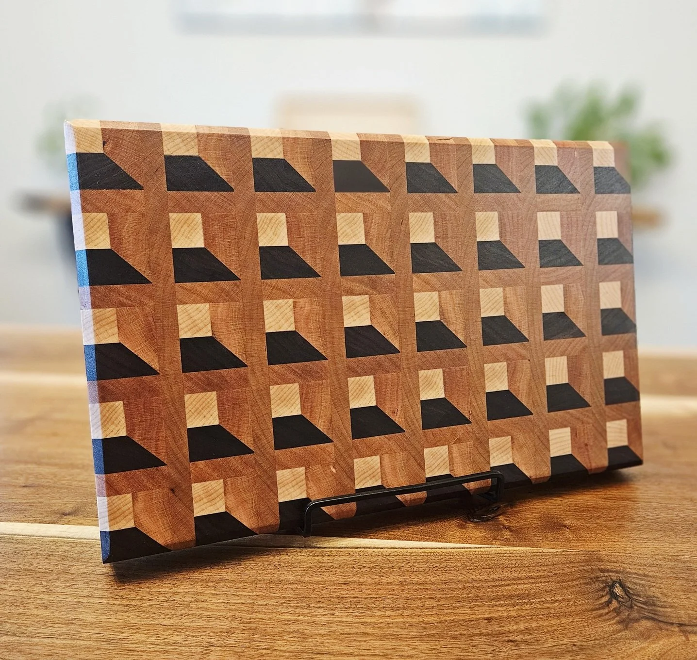 Handcrafted 3D Waffle Cutting Board