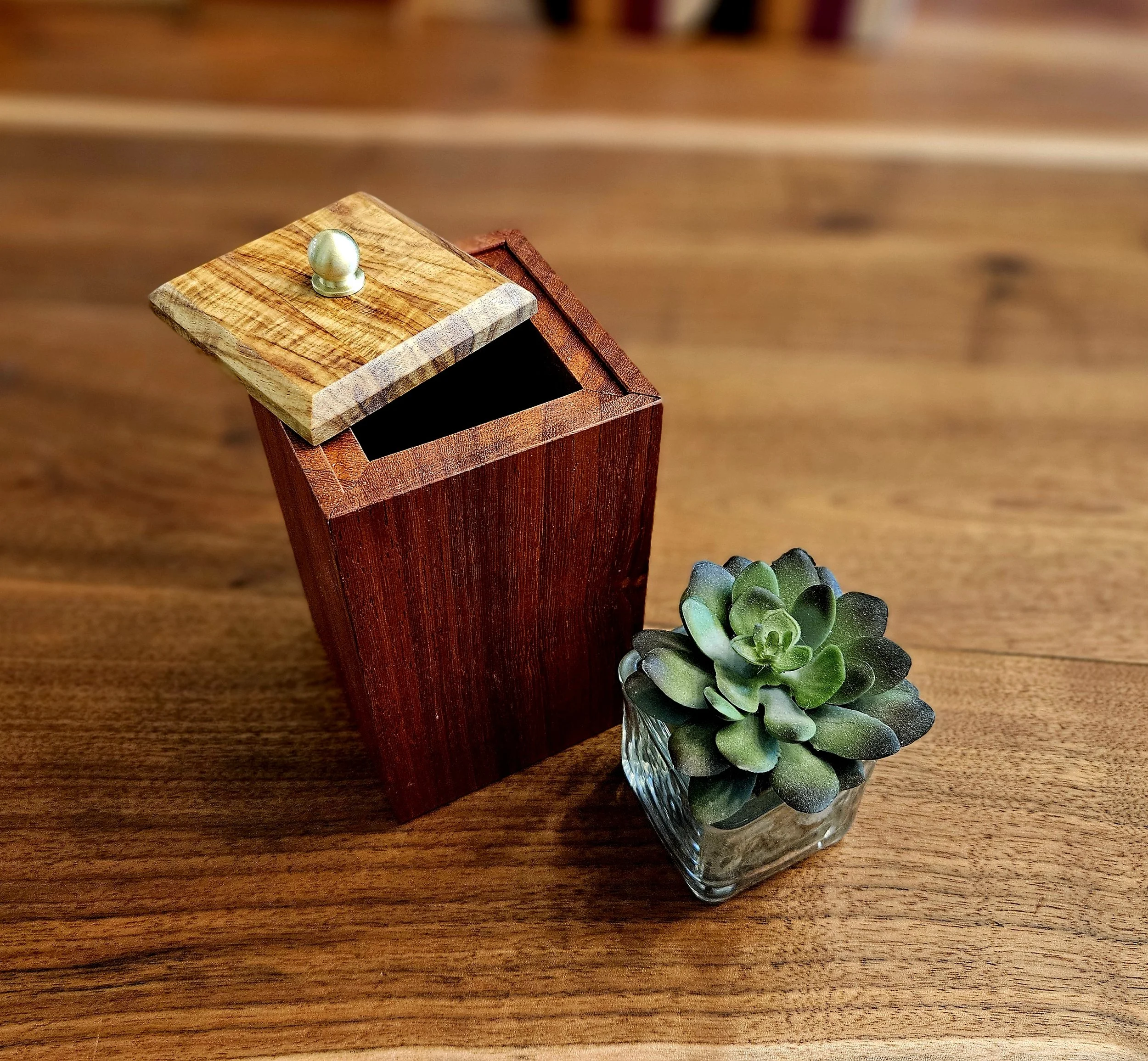 Padauk and Canary - Skinny Box