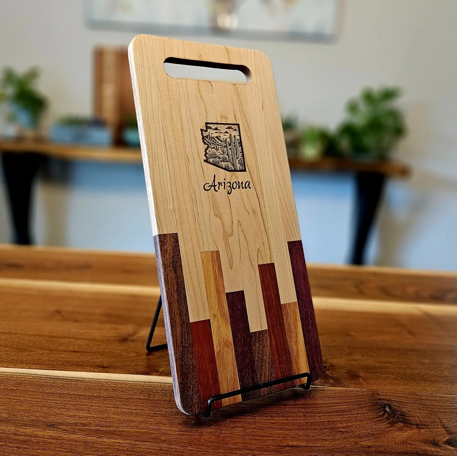 Handcrafted Arizona Maple & Exotic Wood Charcuterie Board