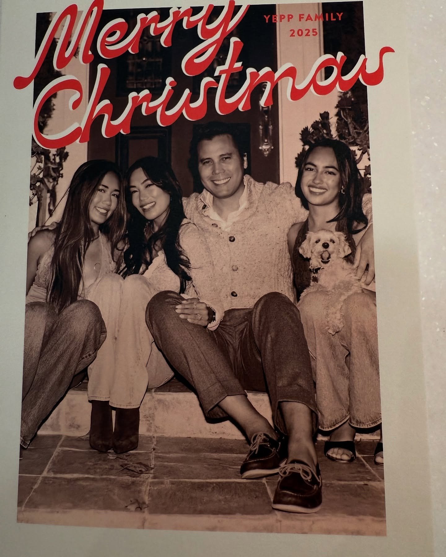 Merry Christmas from our family to yours. 🎄