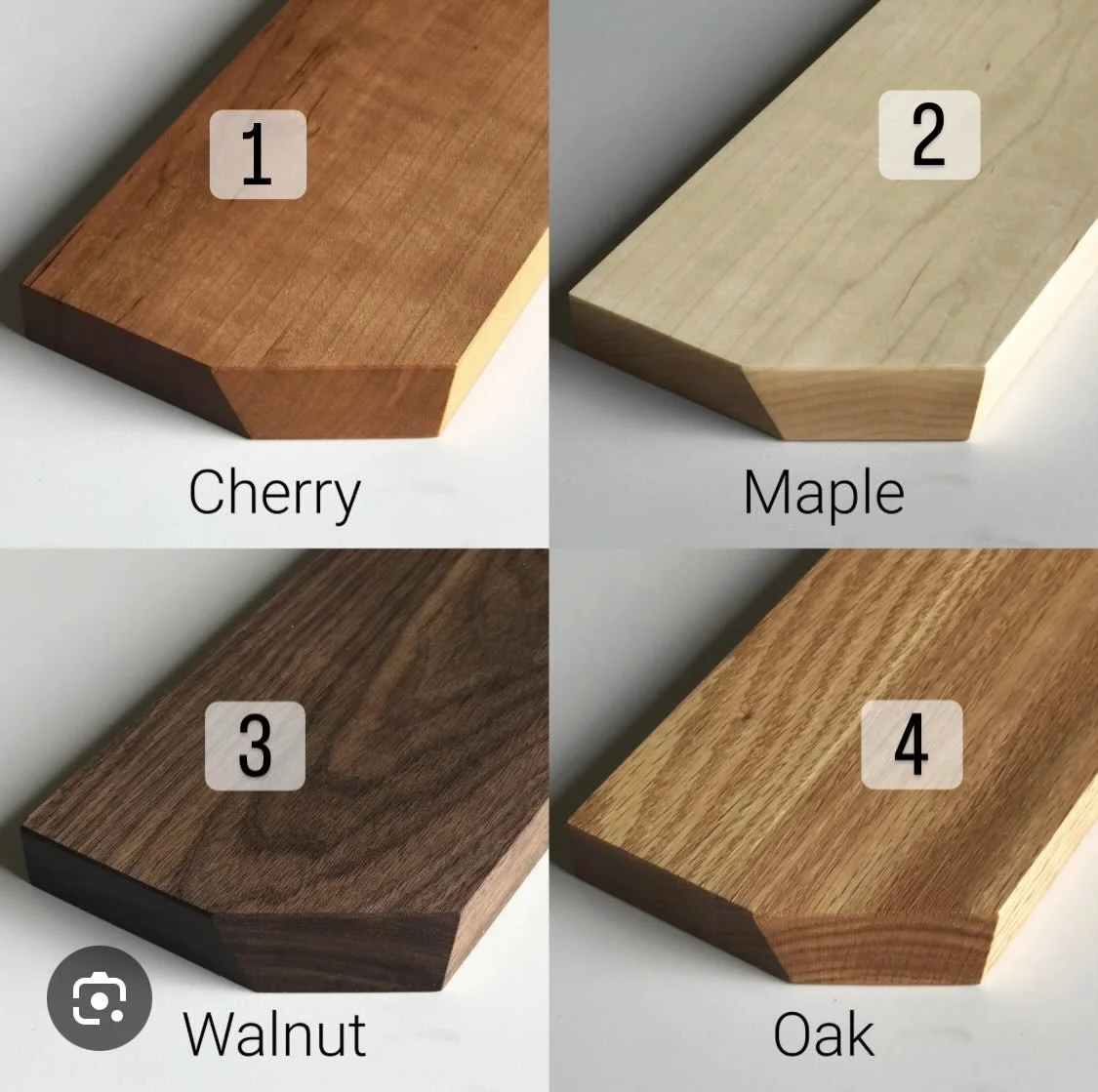 🗳️Poll✅ What&rsquo;s your choice?

We want to know your current favorite wood tone
1️⃣Cherry
2️⃣Maple
3️⃣Walnut
4️⃣Oak

Lighter and darker colors seem to alternate in popularity for home decor. There&rsquo;s no wrong answer; We make what you like!

