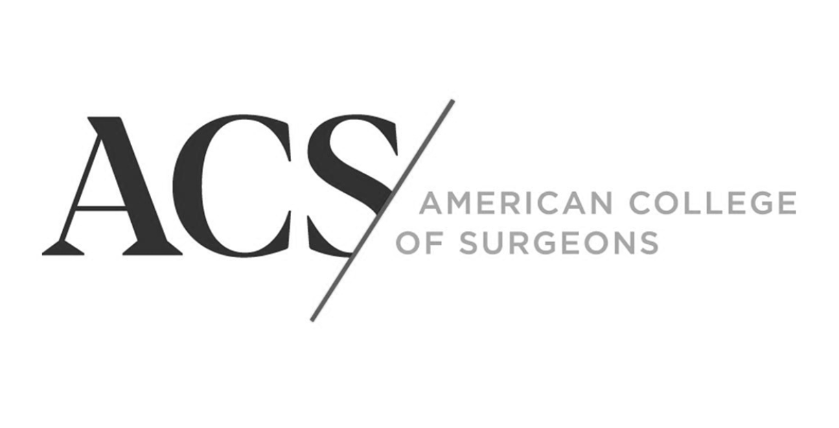 Logo of the American College of Surgeons with the initials 'ACS' and full name to the right.