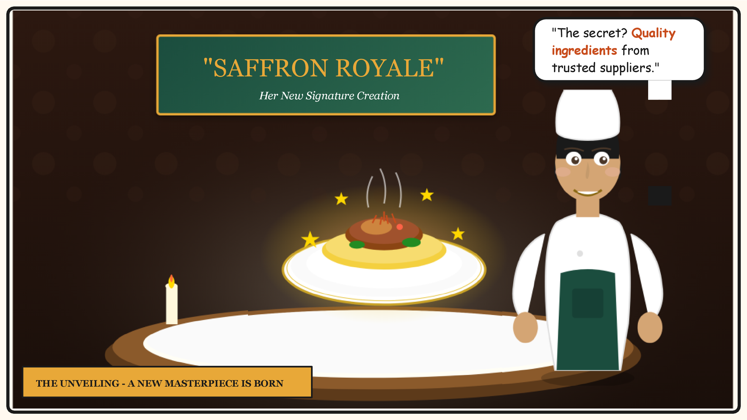 Story 1 - Premium Ingredients