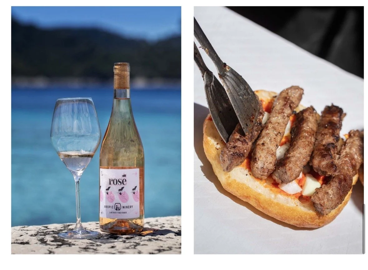 Lastovo Island - Grk wine and grill on the beach