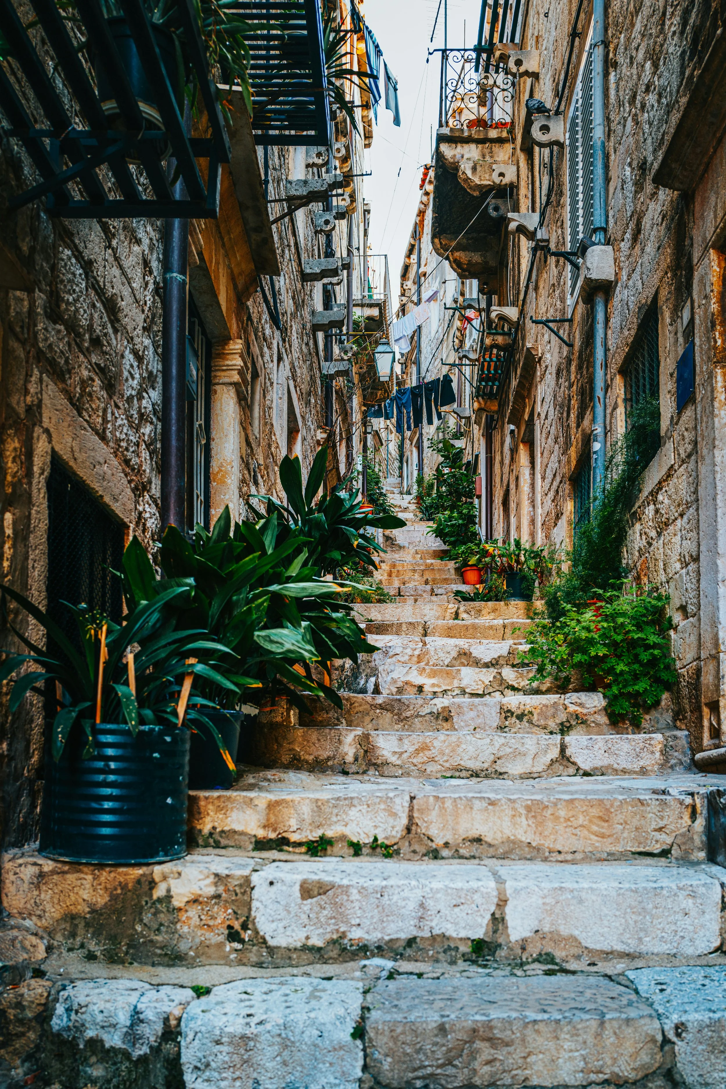 Rustic street in Korcula