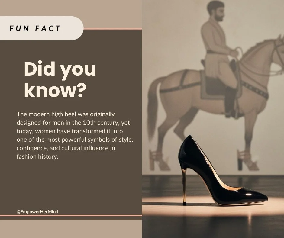 Did you know that the modern high heel was originally designed for men in the 10th century yet today&hellip;
Women have taken ownership and transformed into one of the most powerful symbols of style

#Womeninleadership #Womenwhoinspire #Womeninbusine