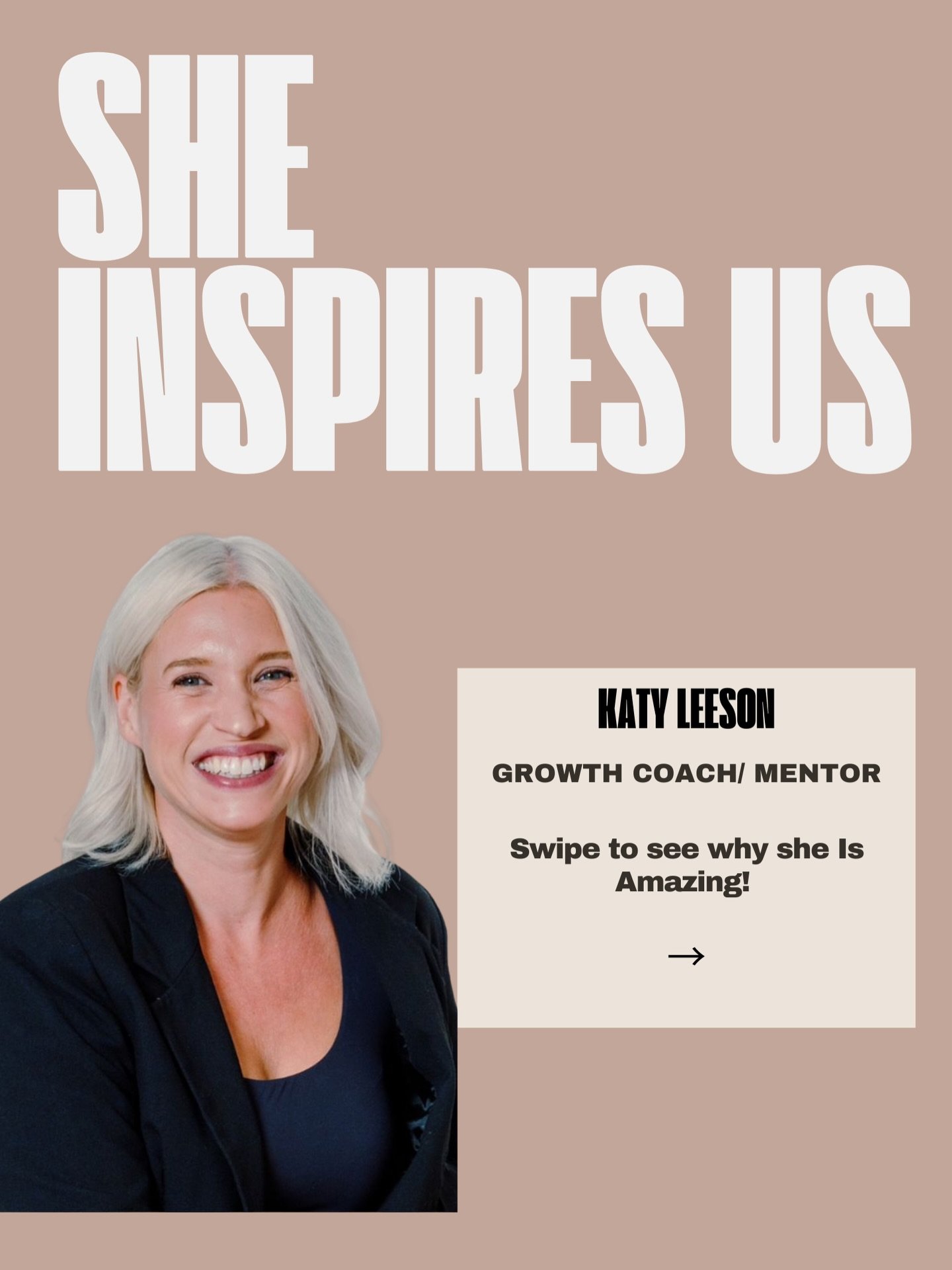 Katy Leeson: Expanded from 30 to 750 employees. &pound;300M revenue. MD at 32. UK&rsquo;s #1 Imposter Syndrome Speaker. She proves vulnerability is power @katyleeson 

Swipe &rarr;

#WomenInBusiness #KatyLeeson #Leadership #ImposterSyndrome