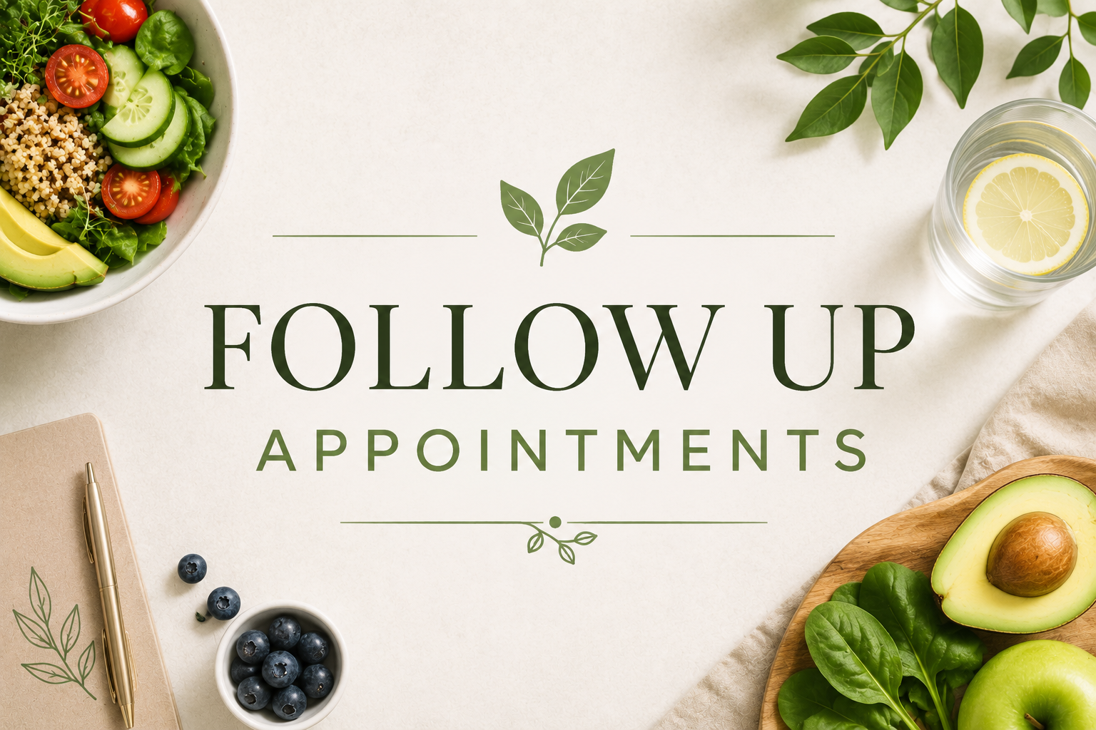 Follow up appointments