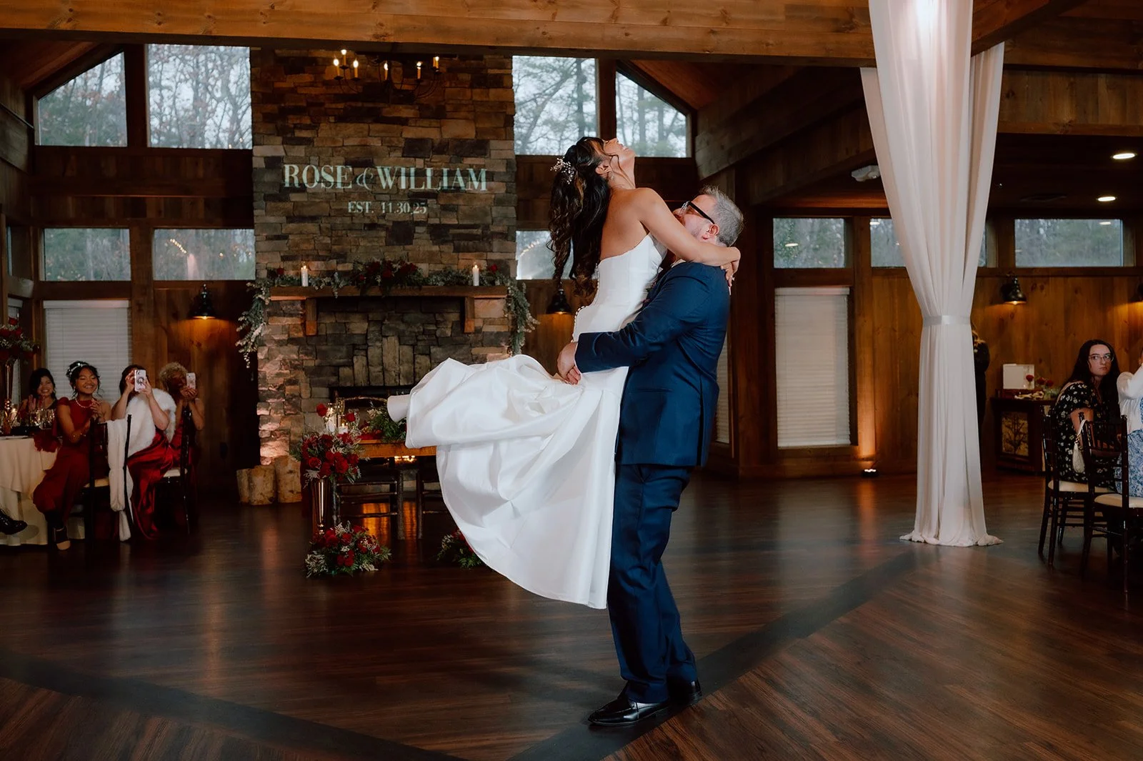 First dance with the bride and groom in New Hampshire.jpg