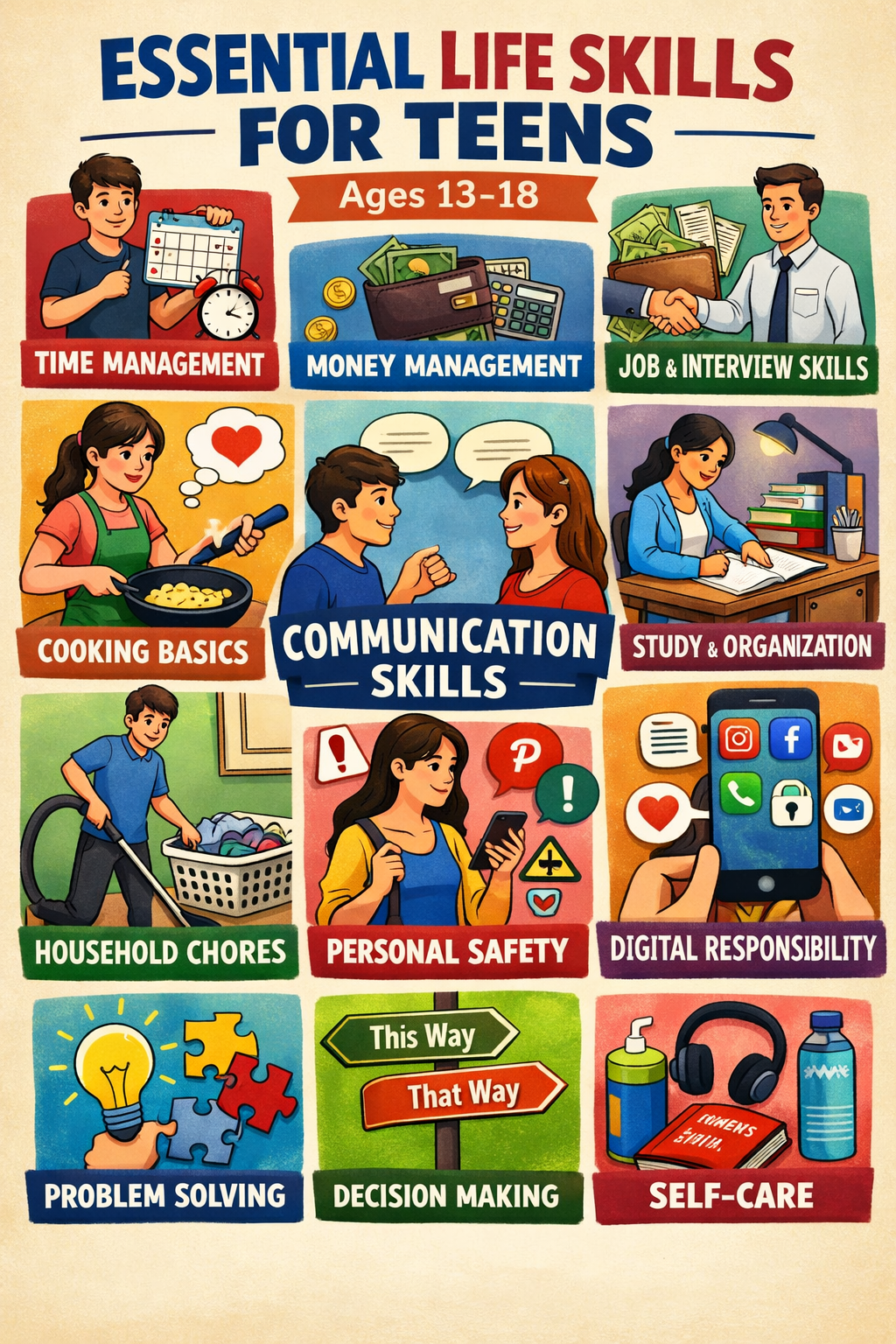 Life Skills Course (13-18 years old)